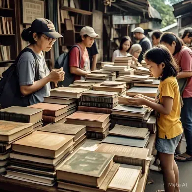 Nikmati Bazar Buku Lama di Alun-alun Bekasi 2025